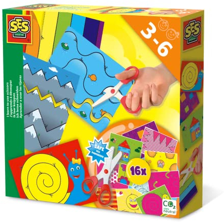 SES 89-14809 Creative Bastelset Ich lerne Schneiden, Mehrfarbig, Mittel