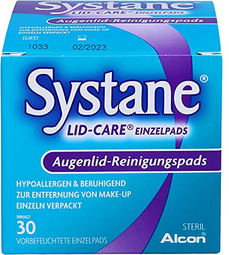 Systane Eye Care Single Pad Eyelid Cleaning Pads Pack of 30