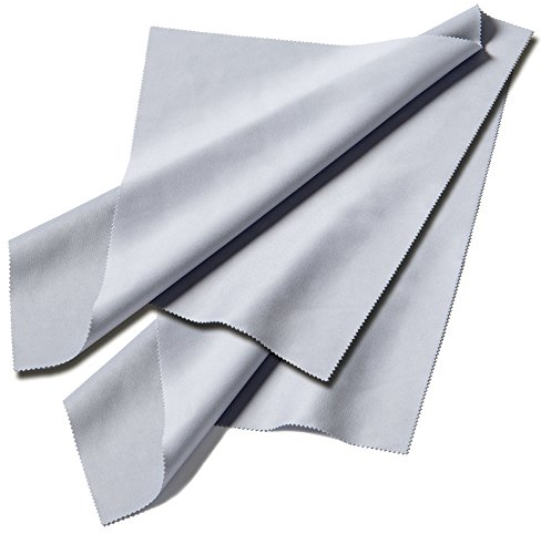 FEFI - Gamuza de Limpieza Profesional Grande XXL para Gafas, 35 x 35 cm, Microfibra en Calidad óptica, Lavable, también para Todas Las Pantallas, sin Publicidad (1 Unidad)