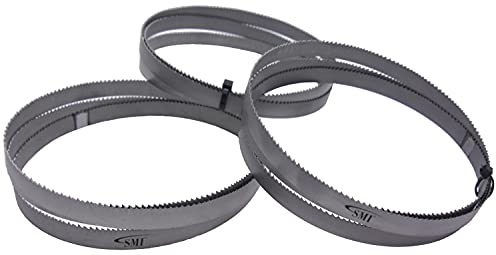 SMI 3er SET Bandsägeblatt Bi-Metall M42 Abmessung 1638 x 13 x 0,65 mm 6/10 ZpZ z.B. für Optimum, Epple, Holzmann, Bernardo