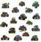 Oblique-Unique® 36 Monster Truck als temporäre Tattoos für Kinder Jungen Geburtstag