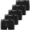 Umbro - Lot de 5 Boxers Coton Unis, Noir, XXL