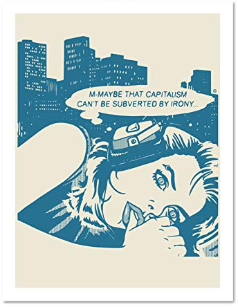 Comic Capitalism Commentary Large Framed Art Print Wall Poster 18x24 inch Wand