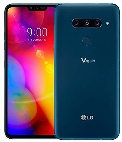 LG V40 ThinQ Dual SIM 128GB 6GB RAM V405EBW Moroccan Blue