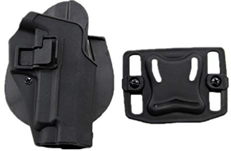 SGOYH Airsoft Taktisch Gürteltasche Concealment Draw rechte Handpaddel Holster Gürteletui für Sig Sauer p226 p228 p229 (Schwarz)