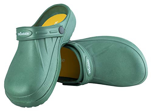 Woodside Clog Shoe, Multipurpose- Green Size 4