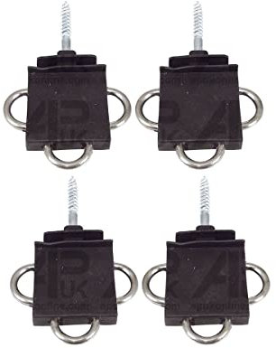 4x Three 3-Way Electric Fence Gate Handle Insulator Connection Connector