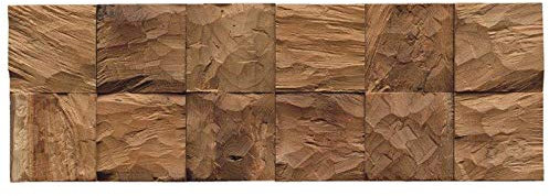 INDO Edel-Holz-Wandverkleidung Diamondwood (Cube Nature)