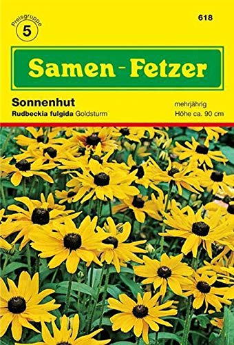 Sonnenhut Rudbeckia fulgida Goldsturm, mehrjährig Samen für 100 Pflanzen