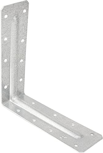 Schwerlast Winkelverbinder 150 x 150 x 50 x 2,0 mm, 20 Stück, verzinkt, Winkelverbinder mit Sicke, Metallverbinder für Holzbau