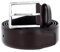 Calvin Klein Herren Gürtel 3.5 cm Bombed Belt Ledergürtel, Braun (Dark Brown), 80 cm