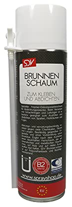 SDV Chemie Brunnenschaum B2 3x 500ml Montageschaum Schachtschaum Dämmschaum Bauschaum
