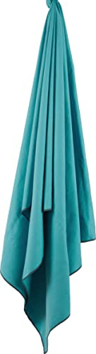 Lifeventure Recycled SoftFibre Travel Towel - Compact, Lightweight Quick-Dry Sports & Beach Towel, Sand-Free Design, Teal