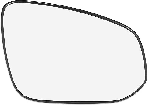 X AUTOHAUX Verre Rétroviseur Chauffant Droit Pour Toyota RAV4 13-15 1pc | Droit, Avec Plaque Support, Métal, Plastique, Coque Noire, Transparent, Réglage Électrique, OE 87931-42C10, 21x15cm