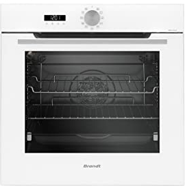 Brandt horno multifunción empotrable 73l 60cm a+ pirólisis blanco bop7536w