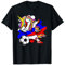 Dabbing Einhorn Russia Fußball Fans Trikot Russian Football T-Shirt