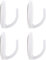 TOPBATHY 4 Pièces Crochet Magnétique Aimants De Réfrigérateur Blancs Frigo Trop Titulaire Magnétiques Pour Accrocher Serviette Peignoir Blanche Clé Abdos Magnétique