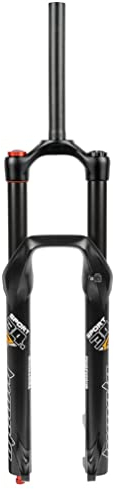 YOJOLO Mountainbike Federgabel 26 27.5 29 Zoll MTB Luftfedergabel Federweg 160mm Zugstufeneinstellung 1-1/8 Gerades Rohr Vorderrad Gabel Manuelle Lockout Scheibenbremse 9mm QR