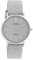 Oozoo Damen Armbanduhr Silber Analog C20200 Vintage Series Lederarmband UOC20200 Analoguhr