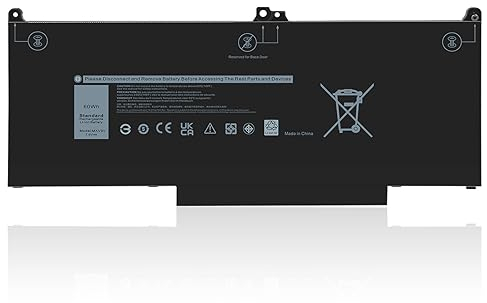 ASUNCELL 60Wh 7.6V MXV9V Batería del Ordenador portátil para DELL Latitude 5300 E5300 5310 E5310, Inspiron 7300 E7300 7400 E7400 7306 Series, P96G P97G P99G P100G 5VC2M 05VC2M 829MX 0829MX