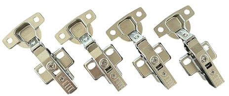NELI 4er-Set Scharniere (neu) mit Softclose für Pax (wie Komplement) mit 4 Scharniere und 16 Schrauben