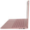 AMONIDA Laptop da Gioco, 1920x1080 Laptop da 15,6 Pollici CPU Quad Core con Lettore di Impronte Digitali da 7000 mAh in Oro Rosa per Le Aziende (12+512G Spina UE)