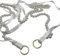 Elegantes Verlobungsband, Ringband mit Perlen - Nisan Kurdelesi, Söz Yüzük, Incili Kurdelesi Verlobung, Hochzeit, Wedding, Standesamt (Weiß)