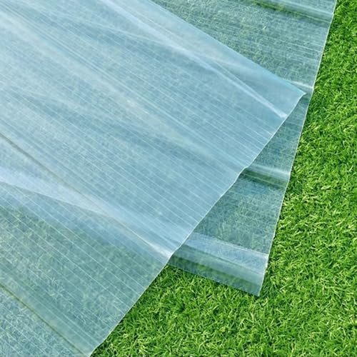Wärmeisolierung Wellplatten,FRP-Tageslichtplatten,1,2mm-Trapezbleche,Transparent Kurzrollen,Wetterfest Kammerplatten,für das Ersetzen auf Carport Vordach Gewächshaus (0.9x0.5m/35x20in,9 Pcs)