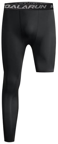 Koalarun Einbein-Kompressionsleggings in voller Länge für Basketball, Einbeinhose, lange Sporthose, Baselayer-Leggings, 1–2er-Pack