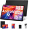 DMOAO Tablet 10 Pulgadas Android 12 con 5G Wi-Fi, HD Tablets con 8GB RAM + 64GB ROM (Ampliable hasta 1TB), GPS, 8 Cores 2.0 GHz, Bluetooth 5.0, 1280 * 800 IPS, USB-C, 6000 mAh, Negro