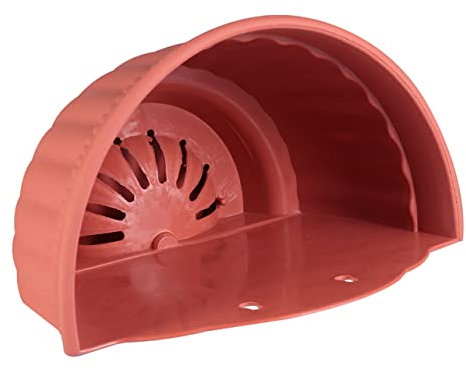 CIYODO Semicerchio Fioriera Sospesa Vaso Di Plastica Semicircolare Da Appendere A Parete Vaso Da Fiori Per Interni E Esterni