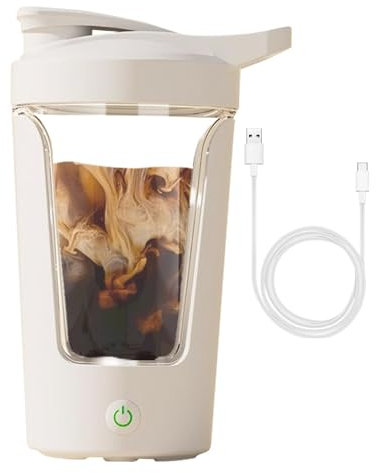 Fravsiu Protein Shaker Bottle, Electric Protein Blender Cup, Protein Mixer Bottle, Portable Protein Shaker Bottle, Leak-Proof Blending Bottle, Long Lasting for Protein Shakes, Meal Replacements