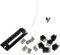 Lerpwige Panneau de brassage CAT6 6 ports RJ45 Adaptateur de câble réseau Ethernet Cadre de distribution Montage mural ou en rack