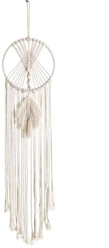 Dream Catcher Moon Star Dream Catcher Dreamcatcher Handmade Lace Dream Catcher Feather Bead Wall Hanging Boho Woven Art Ornament Gift Craft Dreamcatcher Wind Chimes for Home Children Bedroom Decor (F)