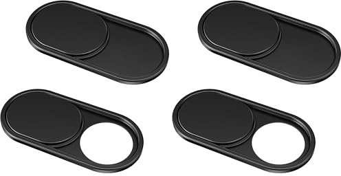 CloudValley Metall Webcam Abdeckung, 0.6mm Ultra-Dünn Metall Slider Kamera Cover Zubehör für Laptop, MacBook Pro*, MacBook Air, iPad Air, Handy, Tablet, Mac, PC - 2Stück (Packung mit 2)