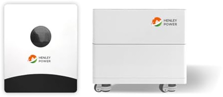 Henley Power 10KWH Stackable LiFePO4 Battery 51.2V100Ah with 6KW Inverter. Home Energy Storage Battery for Solar Micro-grids. (10KWH LiFeo4 Battery + 6KW Inverter)