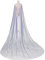 Glixoft Langer Schleppe-schal Für Damen, Schleier, Umhang, Spitze, Hochzeitsumhang, Elegante Brautaccessoires Für Abendkleid, Hochzeitskleid