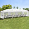 RELAX4LIFE Gazebo Giardino 3x6M/3x9M Modulare con 0/4/5/6/8 Pareti e Finestre, per Feste/Matrimoni/Mercati, Resistente a Pioggia e Sole, Facile Montaggio (3X9M-5 Pannelli Laterali)