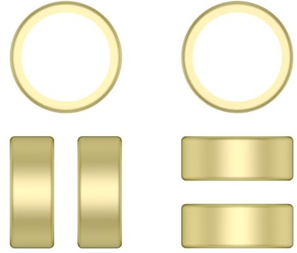 TEHAOUU Ringabdeckung für Oura Ring Gen 4, TPU-Aufbewahrung, kratzfest, Kollisionsschutz (Gold, L (9))
