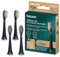 Beurer SC Plaque Eraser Bürstenköpfe für elektrische Zahnbürste, 4 Ersatzbürsten kompatibel mit Philips Sonicare Schallzahnbürsten, Borsten mit optimierter Vibration, Härtegrad Mittel