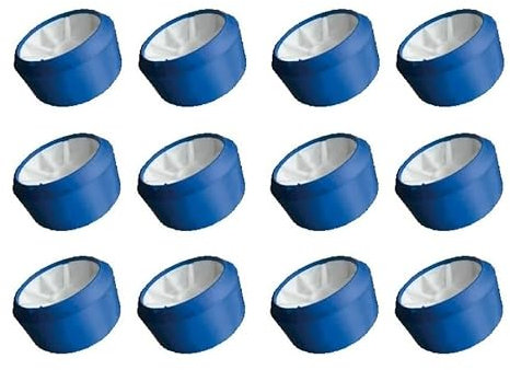 Lot de Galets Bleu pour remorque Bateau diamètre 120mm, entraxe 22mm, Rouleau bi-matière Ultra résistant et Non tachant, Fabriqué en France (4)