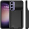 Battery Case for Galaxy S23, Extended Rechargeable Batteri Charging Cases for Samsung Galaxy S23 Portable Power Bank & Protective Cover, Black
