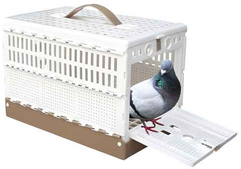 Papageienkäfig | Doppelverriegelung Zusammenklappbarer Vogelkäfig