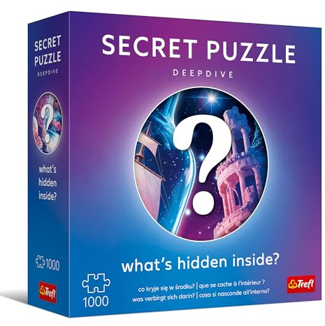 Trefl Premium Plus Quality - Secret Puzzle: Deepdive - 1000 Pieces - Full of Secrets and Surprises - Perfectly Lockable - Suitable for Adults and Teens Ages 14+