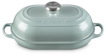 Le Creuset Enameled Cast Iron Oval Bread Oven, 11.5 inch, Sea Salt