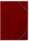 ELBA Eckspanner-Mappe chic, für A4, aus Karton, bordeaux, 25er Pack