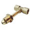 3 Way T Tee Connector Propane Lpg POL for Gas Bottle Pig Tail Hose AR/R132