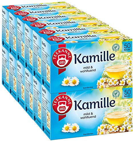 Teekanne Kamille 50 Beutel, 12er Pack (12 x 75 g)