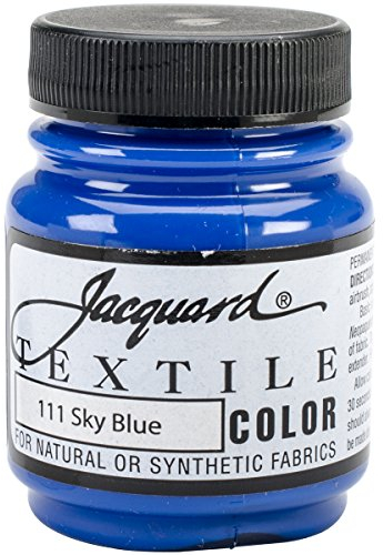 Jacquard Textilfarbe Stofffarbe, 64 ml, Himmelblau