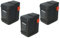 vhbw 3X Akku kompatibel mit Gardena Akku-Heckenschere ErgoCut 48-Li (8878-20) ersetzt 8835, 8835-20, 8839, 8839-20 - (Li-Ion, 3000mAh, 18V) - Ersatzakku